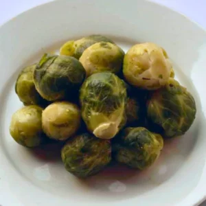 Double Steamed Brussels Sprout